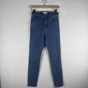 Rolla's Jeans Womens‎ 27R/9R Blue Denim High Rise Skinny Leg High Waisted Ankle